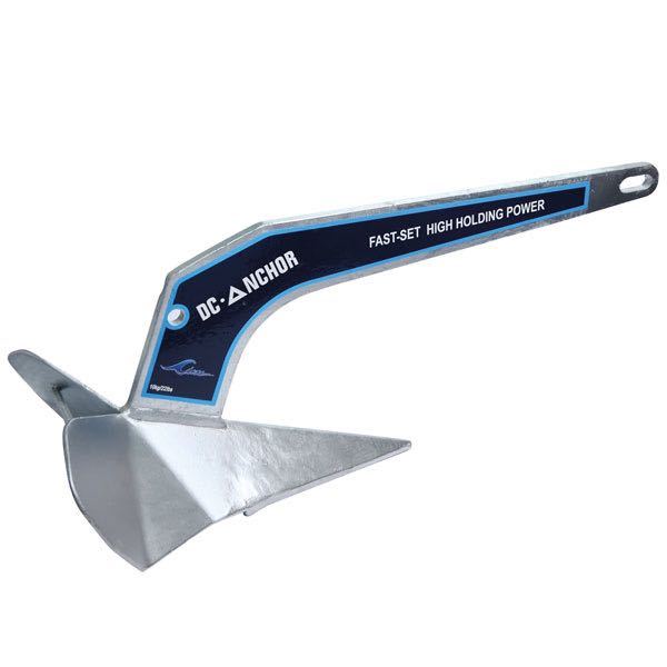 DC - Delta anker 6 kg Galvaniseret - til både 9-12m