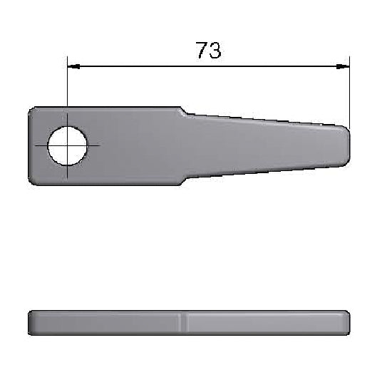 Roca rigel 2,5" kort, lige