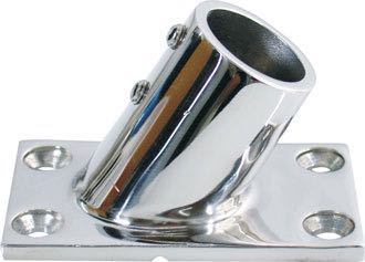 Bundbeslag firkantet Ø22mm - 60 grader RF stål