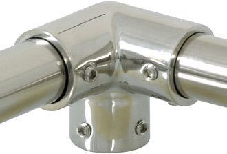 Hjørnestykke Ø22mm - 90° RF