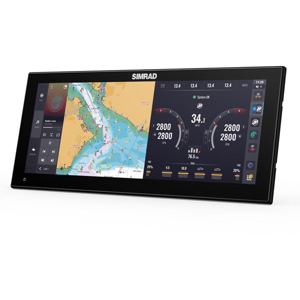 Simrad NSX 3015 Ultra Wide m/3-i-1 transducer, 15"