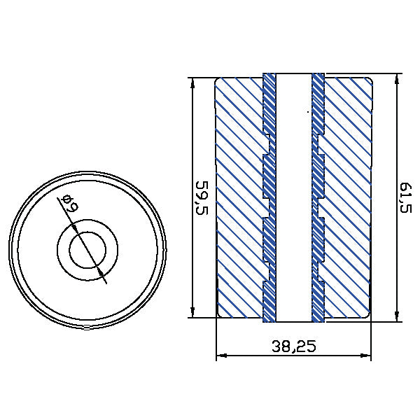 Tecnoseal Zink anode volvo dph/dpr 21868040