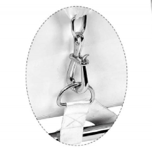 Redningsflåde beslag i rustfrit stål, vertikal montering