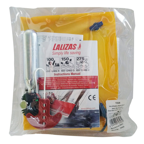 Lalizas oppustelig redningsvest letvægts 120N