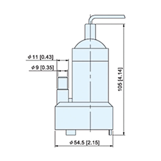 Dykpumpe tmc 160gph 12v.