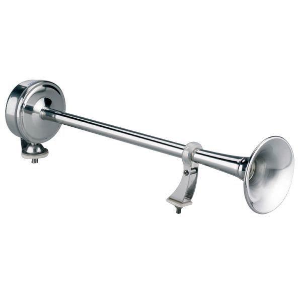 El-Horn 12V 470 mm - AISI 304 Rustfrit Stål 112 dB Marine Signal Horn