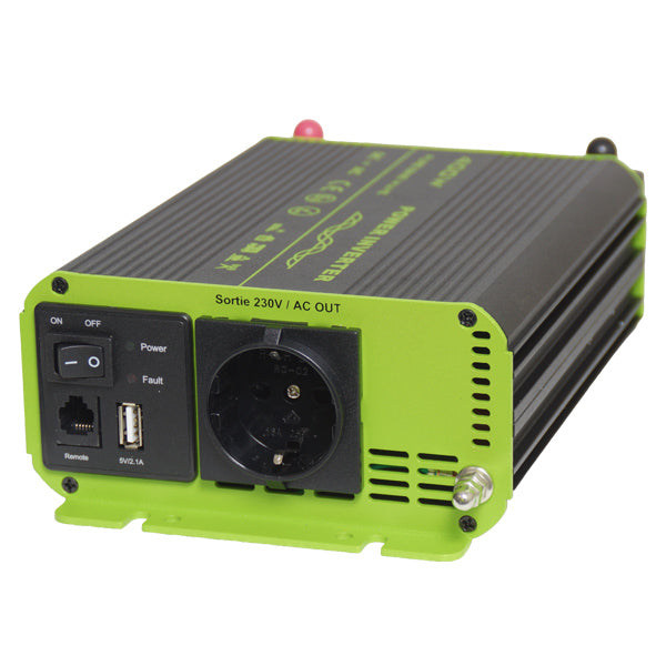 1852 Inverter 12V 400W Ren Sinus - Strømforsyning til Båd & Autocamper
