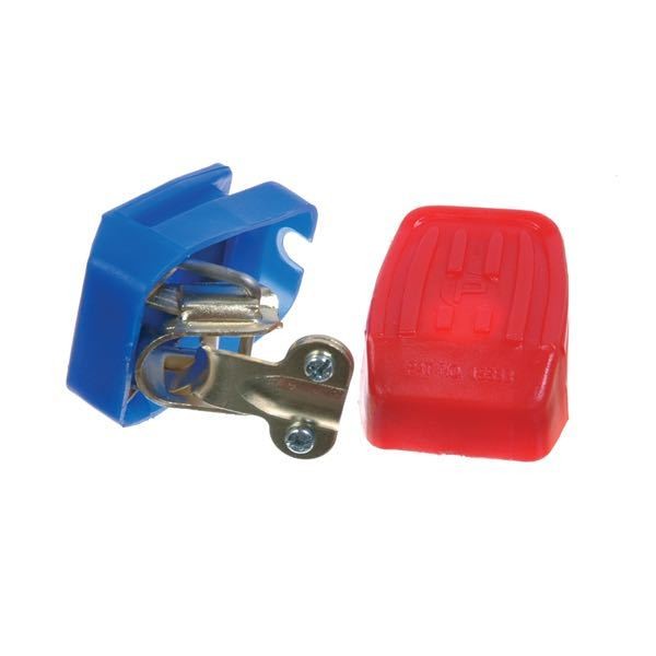 Batteripolsko med plastdæksel 1 sæt