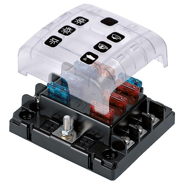 BEP sikringsholder 12/24V 6stk
