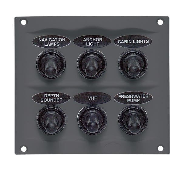 BEP strømpanel 6 kont.12V