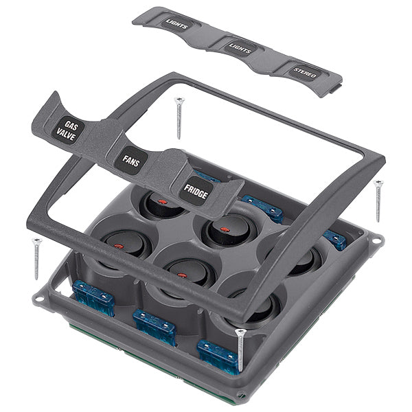 BEP contour strømpanel 6 kont.