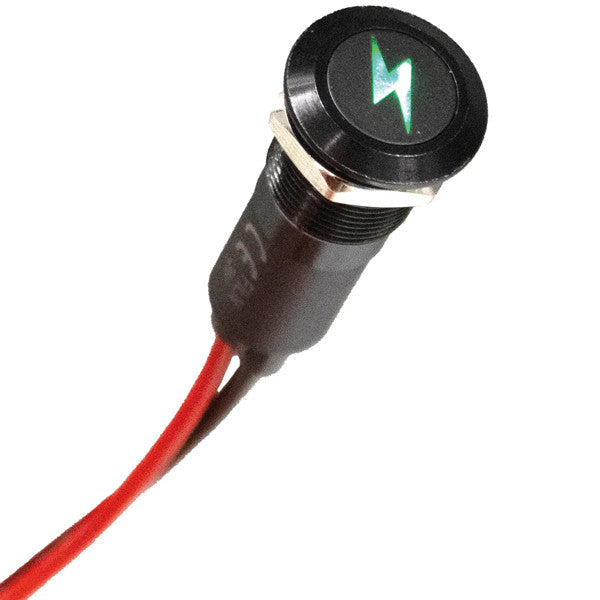 AquaAmp Vandtæt Status-LED - Visuel Drifts- og Ladestatus til Marine Panel