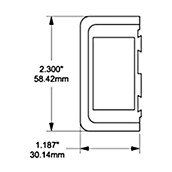 Blue Sea Systems Contura Mounting Panel Ende