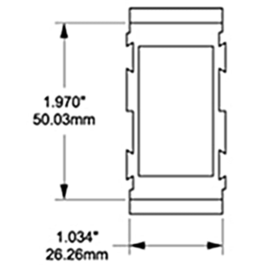 Blue Sea Systems Contura Mounting Panel Center