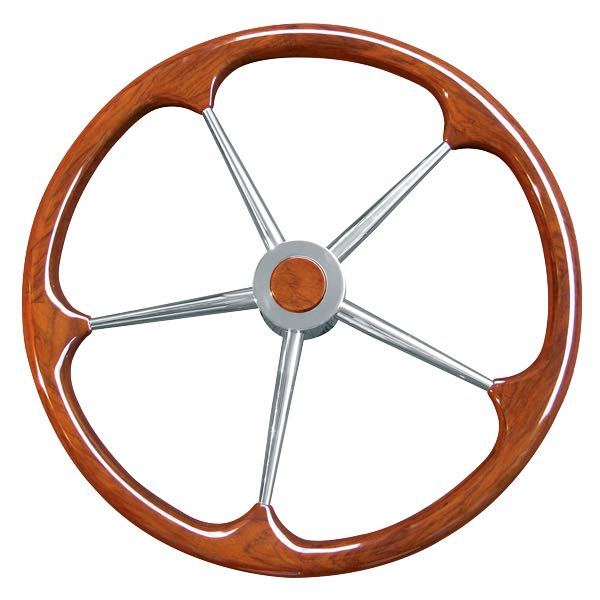 Stålrat m. teakring Ø100cm