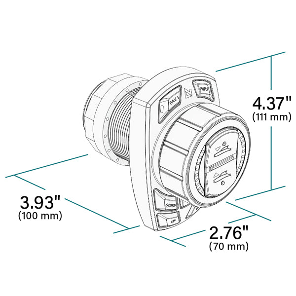 Lenco Pro Control Assist Keypad med kabler