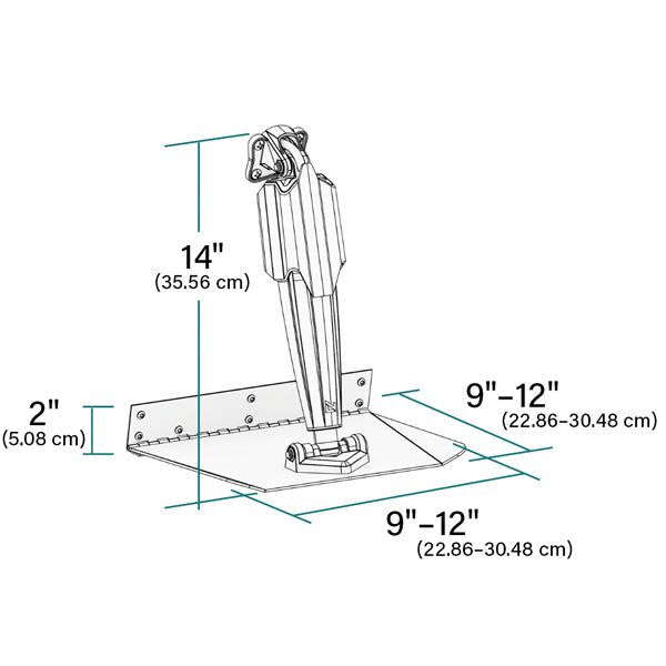 Lenco 9" x 12" Standard Trim Tab Kit med Pro Control Auto