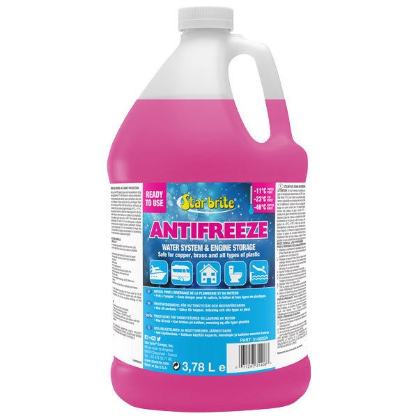 Star Brite Frostvæske Drikkevand & Motor -46° 3800 ml - Ikke-Giftig Vinterbevaring