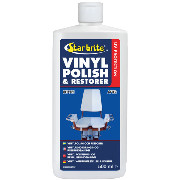 Star Brite Vinyl Polish & Restorer 500 ml - Polering og Restaurering af Vinyl på Båd