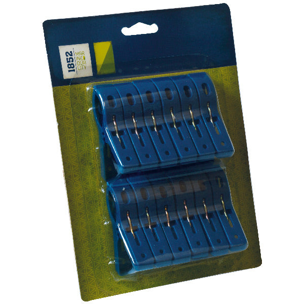 1852 Klemme 32mm blå, 4 stk