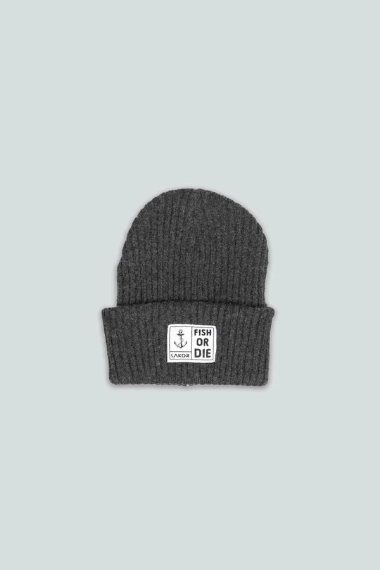 Lakor Fish or Die Beanie (Grey)
