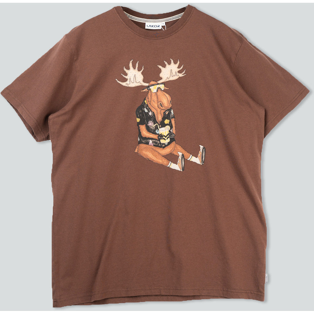 Lakor Booze Moose T-shirt - Herre T-shirt med Elg