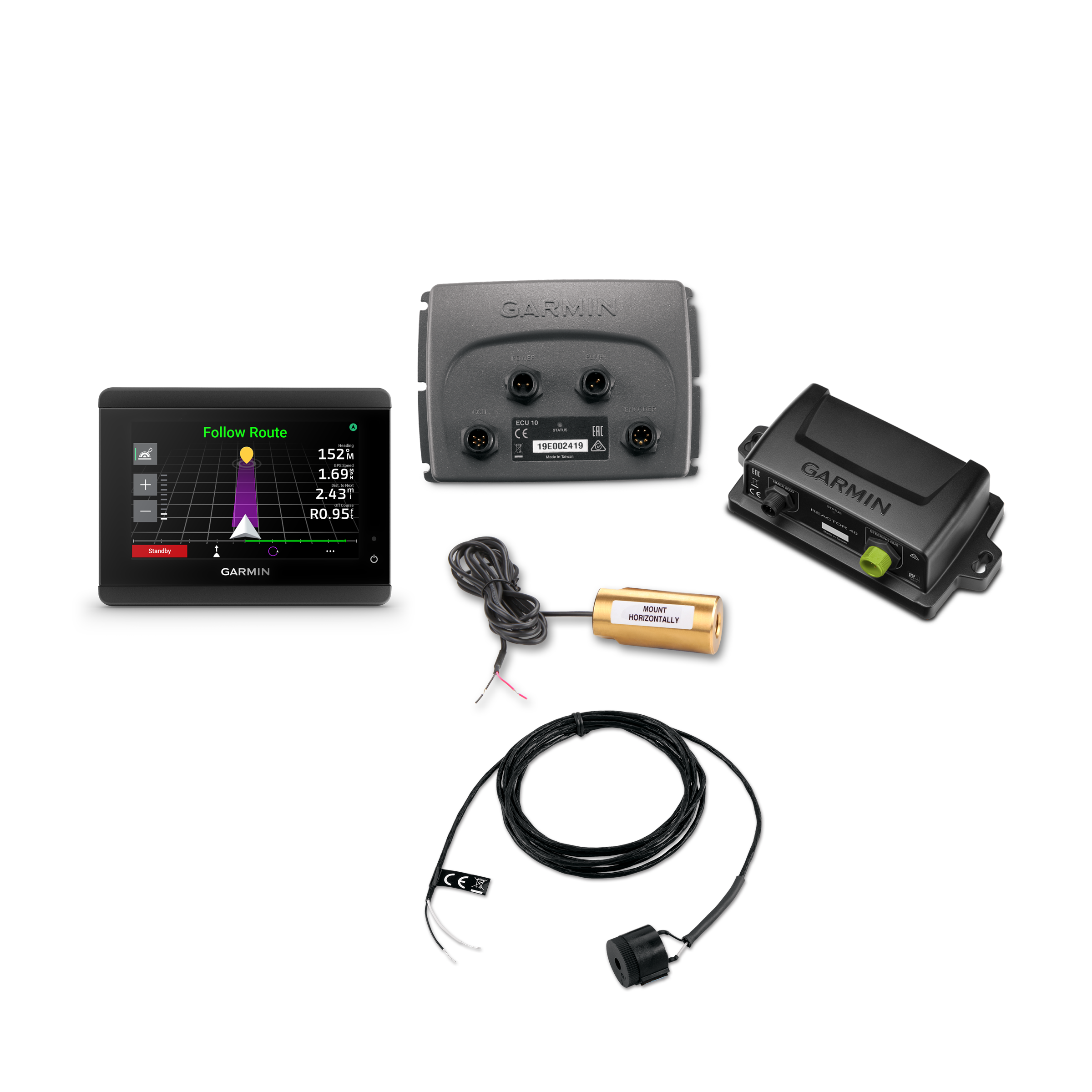 Garmin Reactor 40 Hydraulisk Autopilot med GHC 50