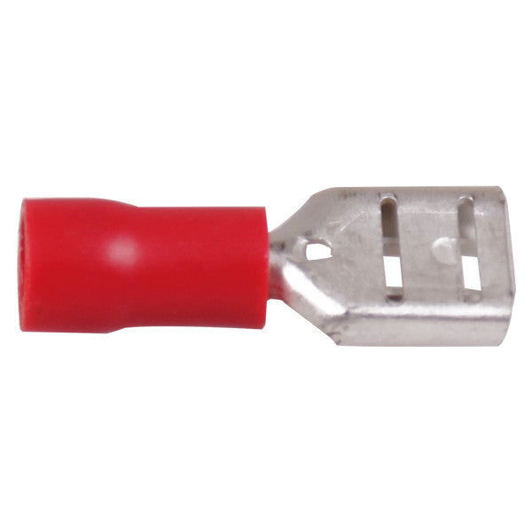 Fladstik hun rød 6.4x0.8mm-100