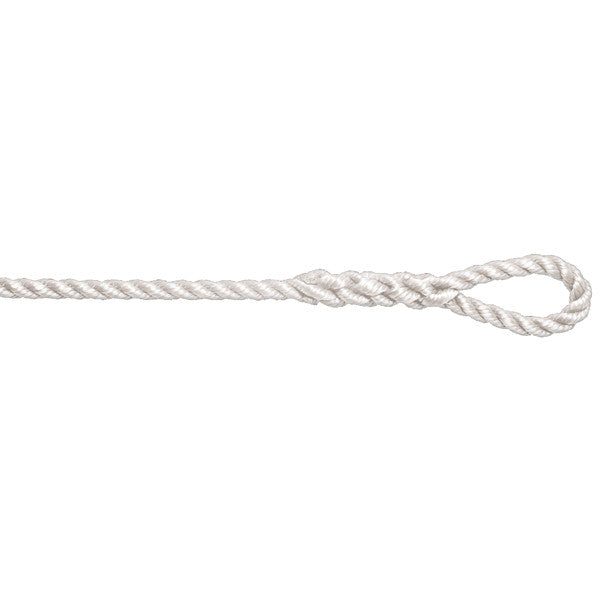Robline Twisted fenderline 6mm fortøjning 40mm Hvid 2m