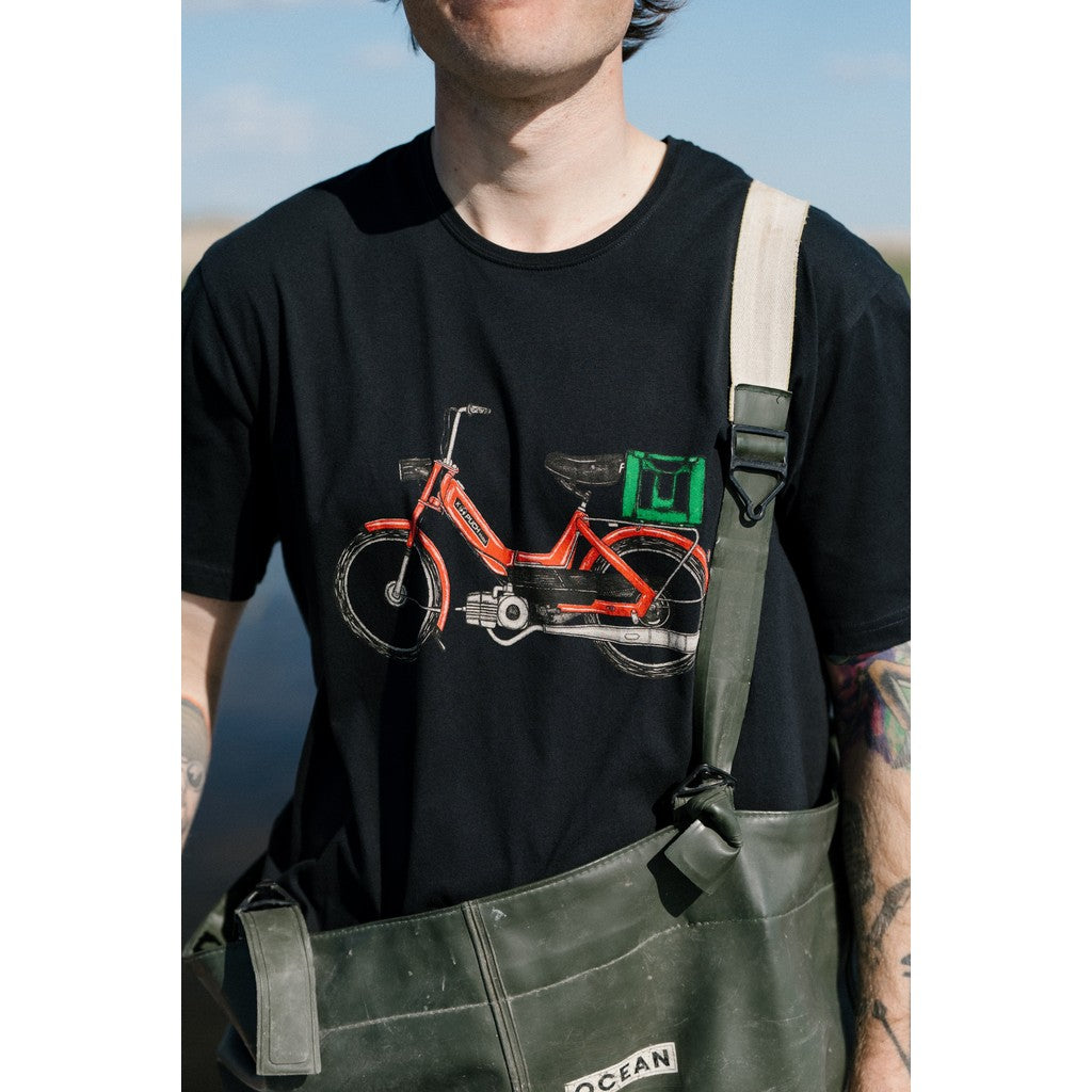 Lakor Rød Maxi T-shirt - Herre T-shirt med Puch Maxi Design