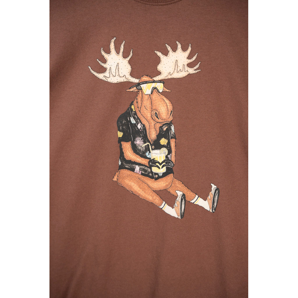 Lakor Booze Moose T-shirt - Herre T-shirt med Elg