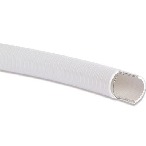 Toiletslange 38 mm PVC anti-odeur med stålindlæg afkap, pris pr meter