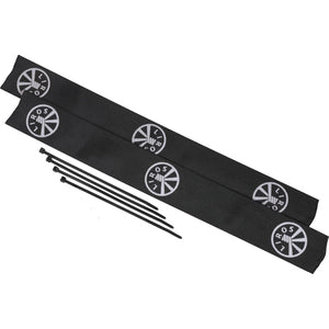 Liros Protect Set 37 mm sort-hvid, 2 x 60 cm