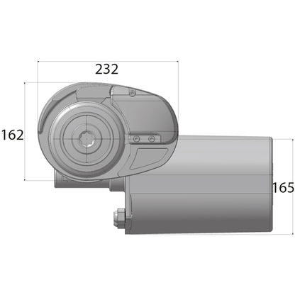Lofrans X2 ankerspil aluminium 1500W 24V 10mm kæde DIN 766
