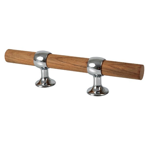 Pullert teak 250mm Ø30 chrom