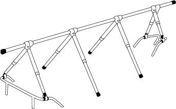 Noa dæksstativ 8meter