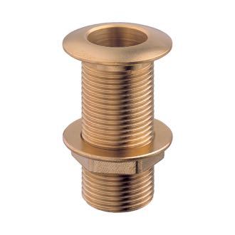 Guidi Skroggennemføring 1/2" Messing - Flangegennemføring