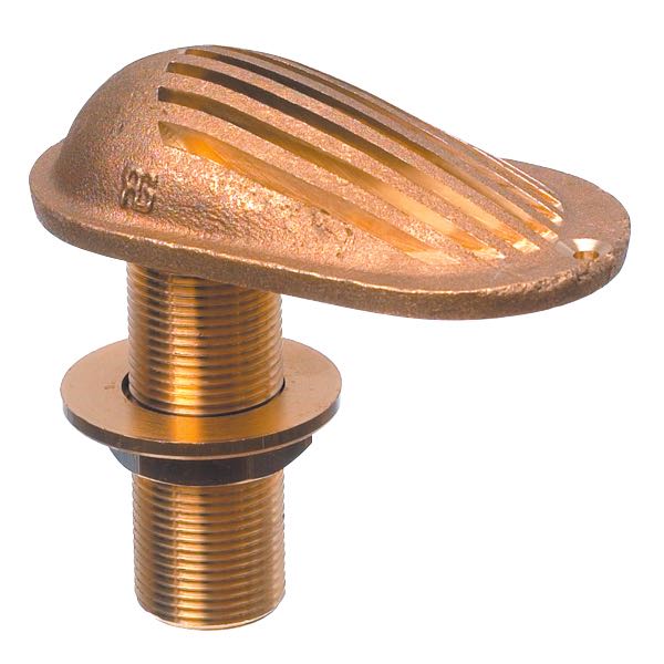 Guidi Vandindtag 3/8" - Messing Skroggennemføring med Ventil
