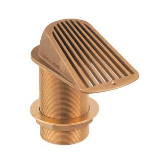 Guidi Vandindtag 1 1/2" Bronze - Skroggennemføring med Ventil