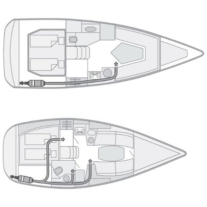 Webasto Air Top 2000 STC bådvarmer 2kW 12V med monteringsdel