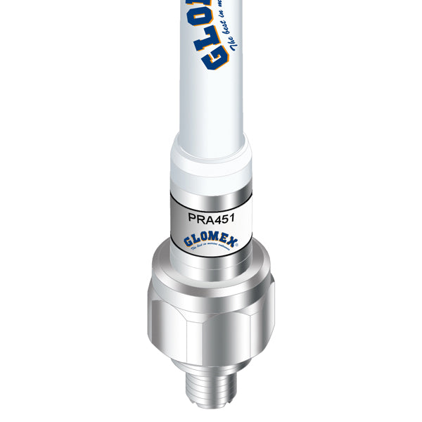 Glomex Promarine VHF antenne PRA451B med 1" omløber 120cm