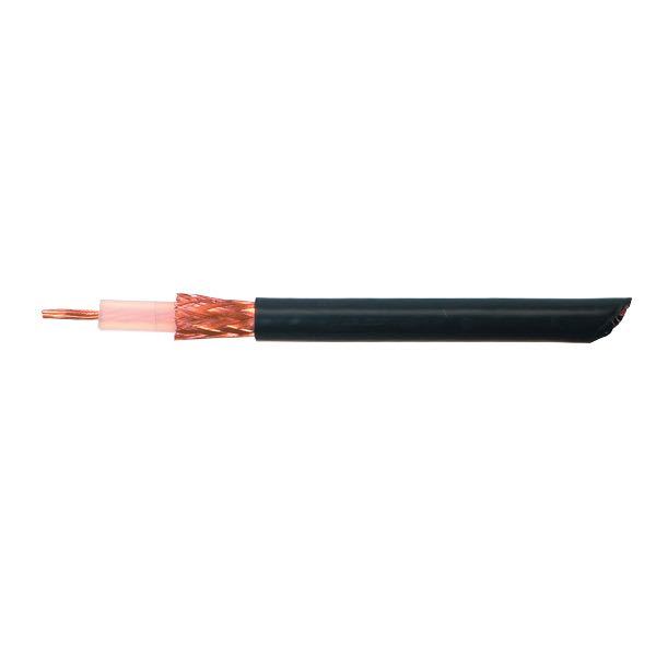 1852 VHF kabel RG213 sort 10mm pr. meter