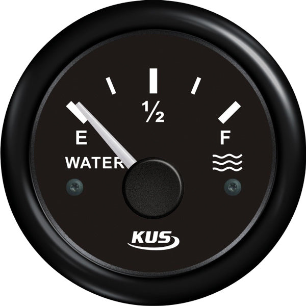 Kus tankmåler vand sort 0-190ohm 12/24V