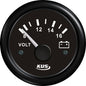 Kus voltmeter sort 12V