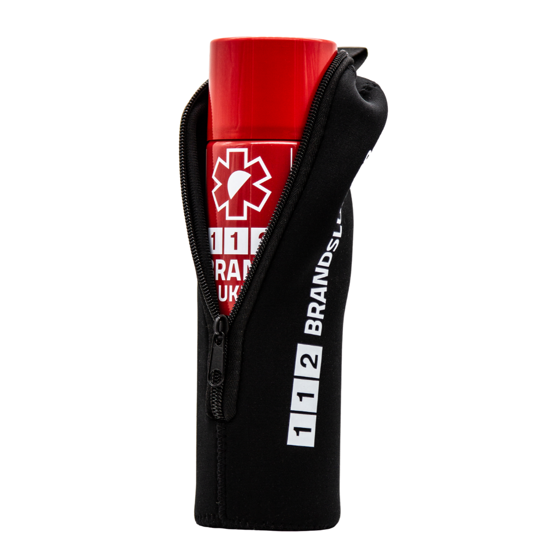112 Brandslukker 400ml med Neopren Sleeve - Beskyttet mod Vejr & Vand