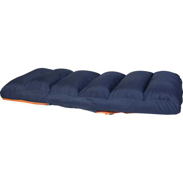 1852 foldesæde Comfy Big, mørkeblå/orange