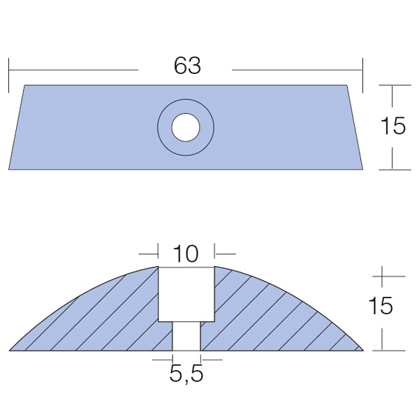 Tecnoseal Zinkanode volvo foldepropel (852018)