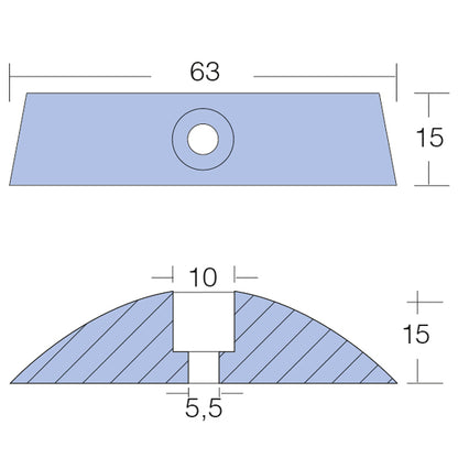 Tecnoseal Zinkanode volvo foldepropel (852018)