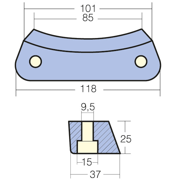 Tecnoseal Motorzink for volvo duo prop