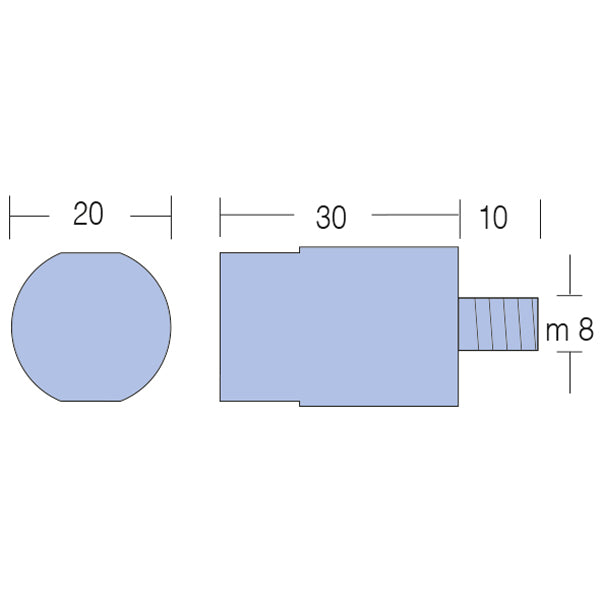 Tecnoseal Yanmar motorzink 40/30-ø20-m8
